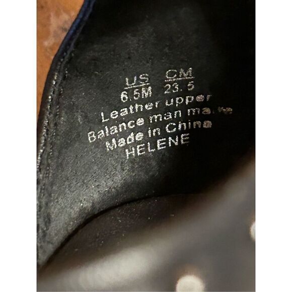 BLEECKER & BOND “HELENE” WOMEN SIZE 6.5M BLACK LEATHER SMALL STUDDED SANDALS - Picture 7 of 7